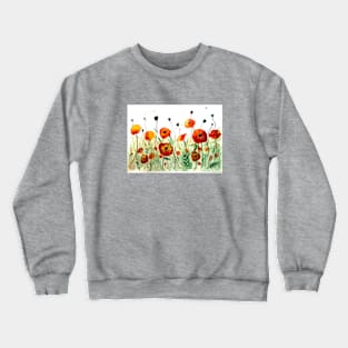 Poppies Crewneck Sweatshirt